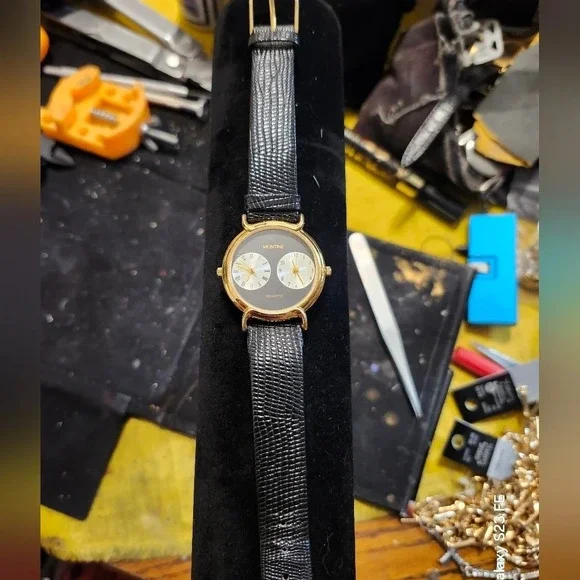 Vintage Montine Dual time Watch swiss - Picture 4 of 6